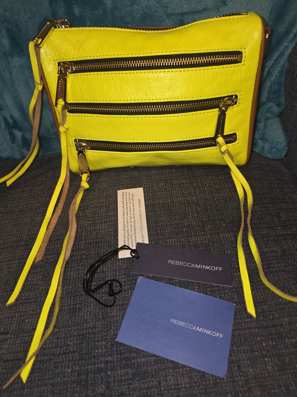 Rebecca Minkoff New Deadstock 5 Zip Crossbody / Clutch Rare 💥Limited Edition